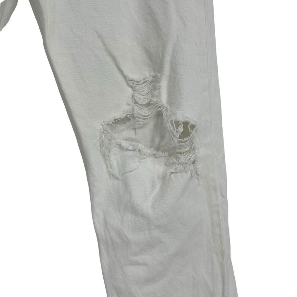 AGOLDE 90's Mid‎ Rise Loose Fit Jeans Distressed Varnish White 29 - Picture 9 of 14